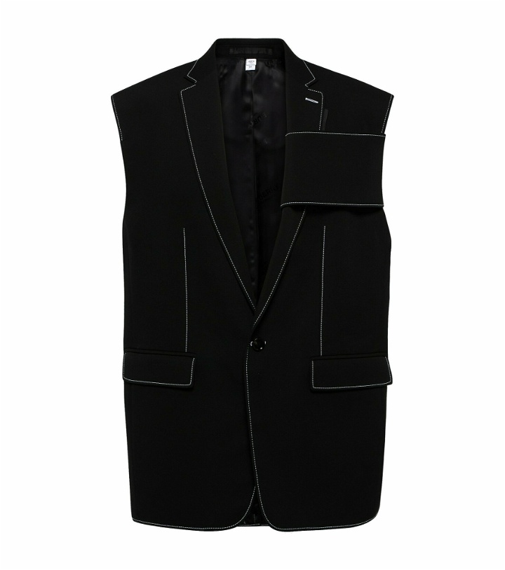 Photo: Burberry - Wool tailored vest