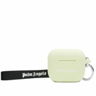 Palm Angels Men's Classic Airpod Case in Yellow/White