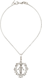 Martine Ali Silver Careterre Charm Chain Necklace