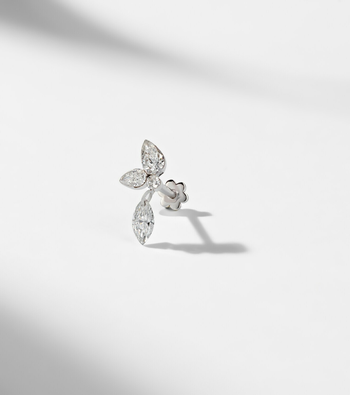 Maria Tash 18kt white gold (750/1000) earring with diamonds