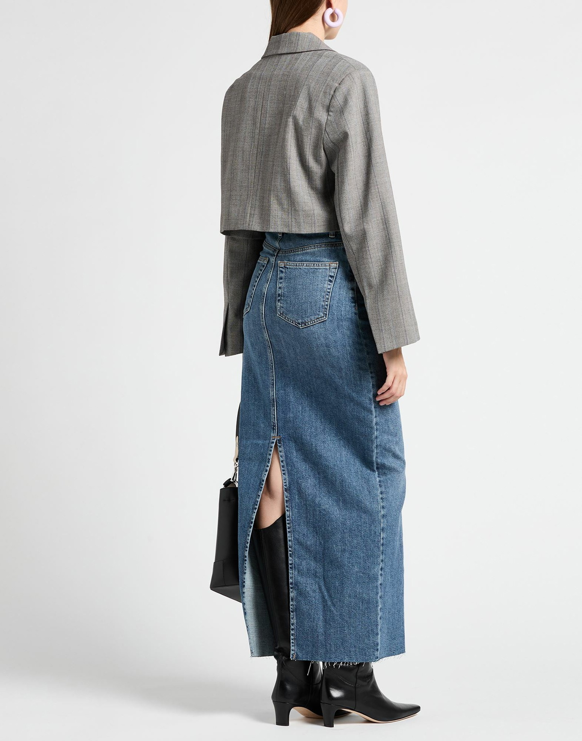 Ganni Womens Jacket in Grey