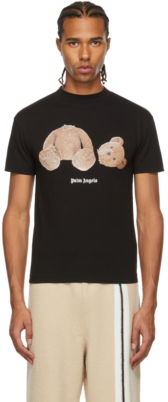 Photo: Palm Angels Black Bear Classic T-Shirt