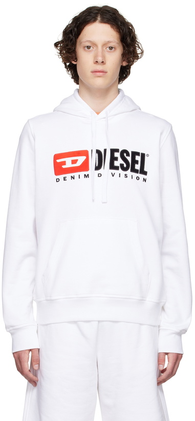 Photo: Diesel White S-Ginn Hoodie