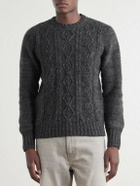 Inis Meáin - Aran Cashmere Sweater - Gray