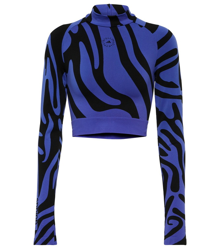 Photo: Adidas by Stella McCartney - ASMC printed crop top