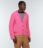 Marni - Cable-knit wool cardigan