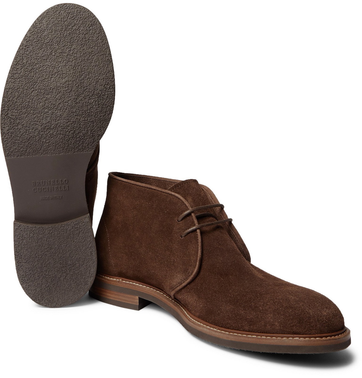 Lace-ups shoes Brunello Cucinelli - Desert shoes in brown