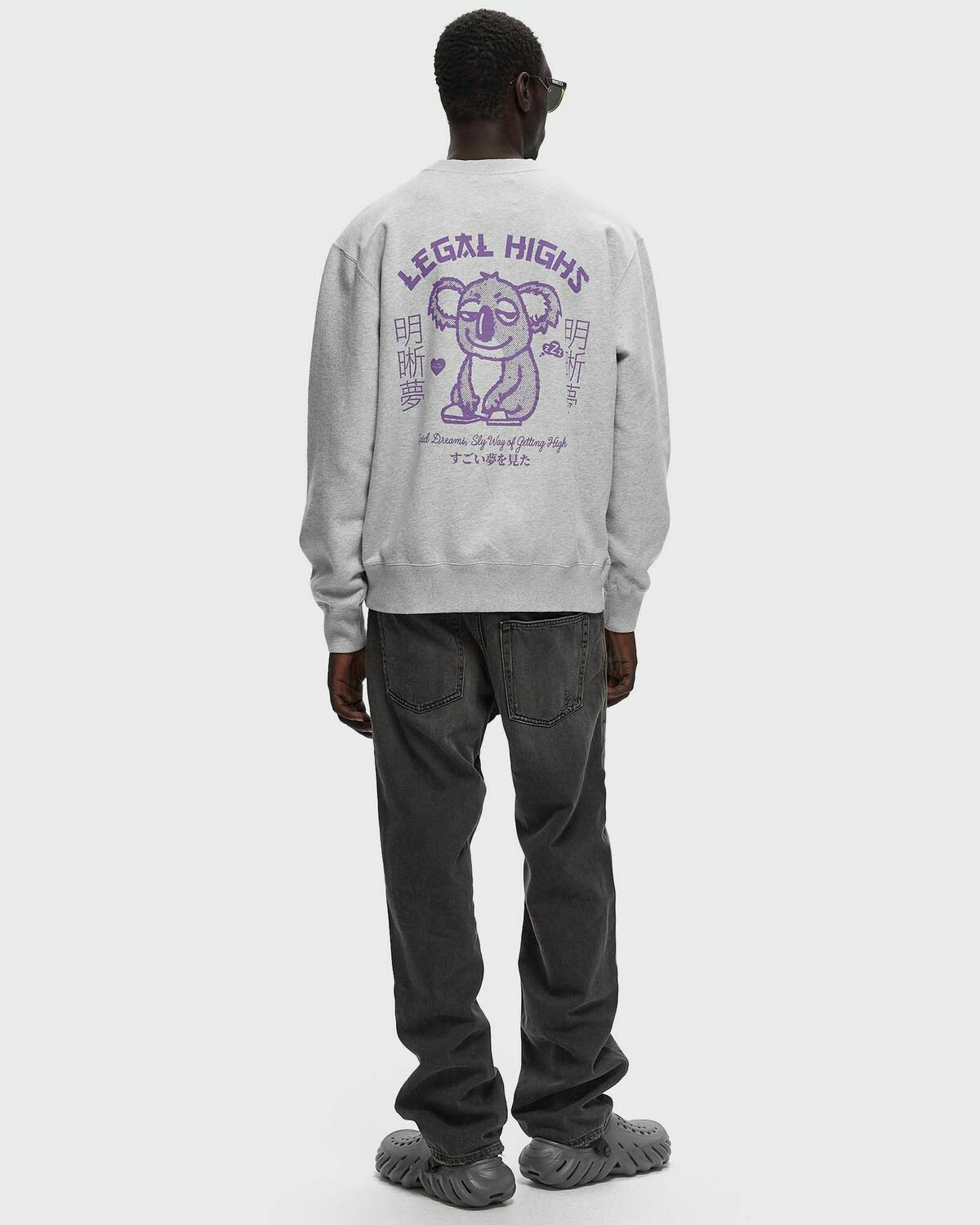 Edwin Legal Highs Sweat Grey Sweatshirts