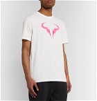 Nike Tennis - NikeCourt Rafa Printed Dri-FIT Jersey Tennis T-Shirt - White