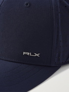 RLX Ralph Lauren - Logo-Appliquéd Perforated Recycled Shell Golf Cap - Blue