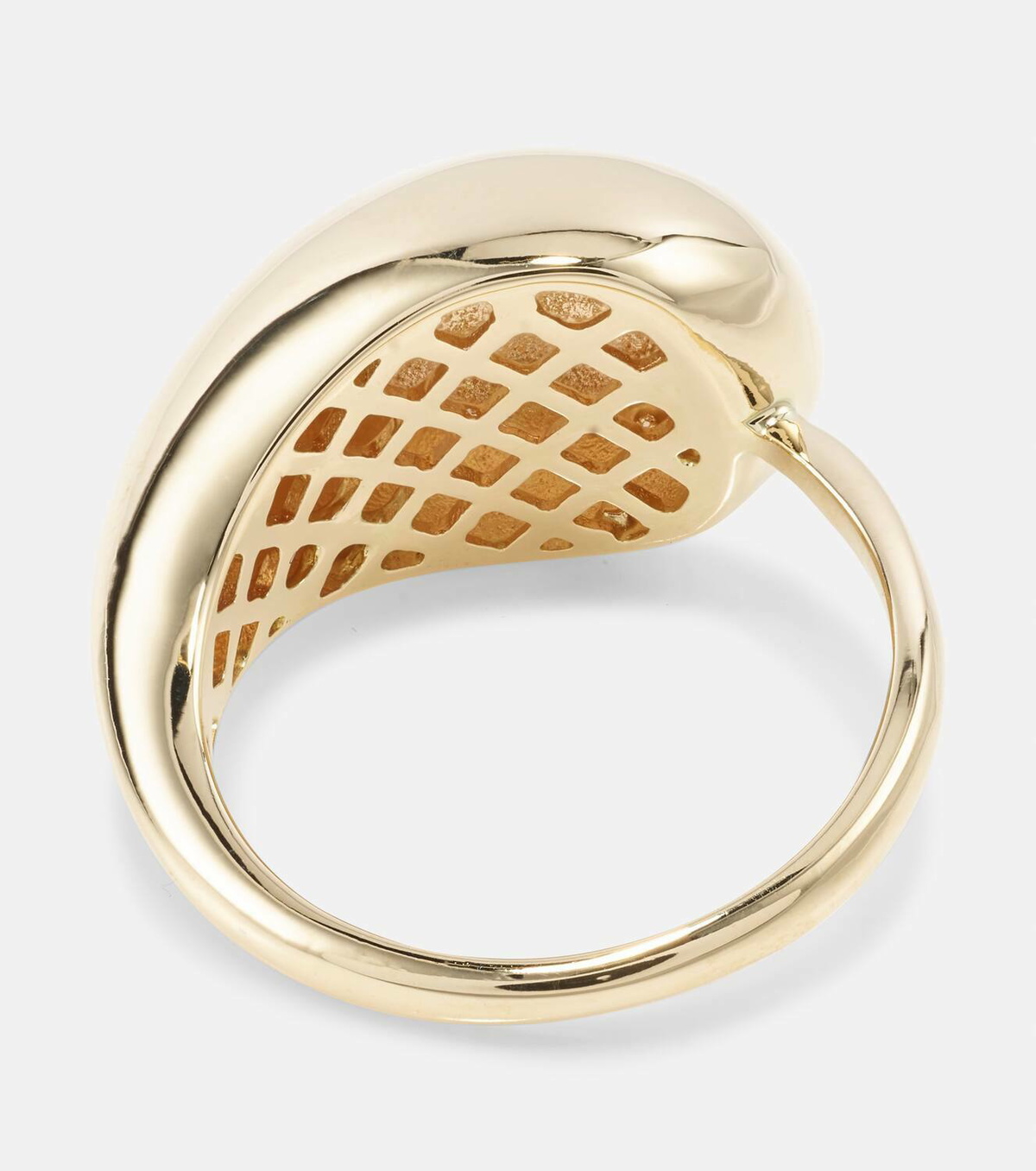 Mateo Water Droplet 14kt gold ring