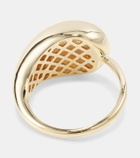 Mateo Water Droplet 14kt gold ring