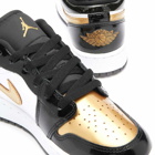 Air Jordan 1 Low SE CBR BG Sneakers in Black/Gold