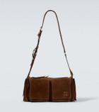 Miu Miu Utilitaire suede shoulder bag