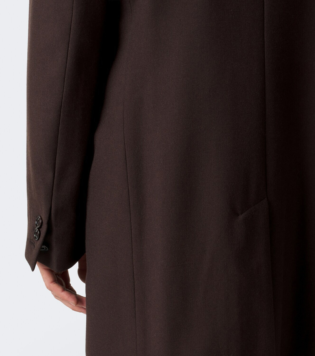 Our Legacy Whale double-breasted virgin wool coat