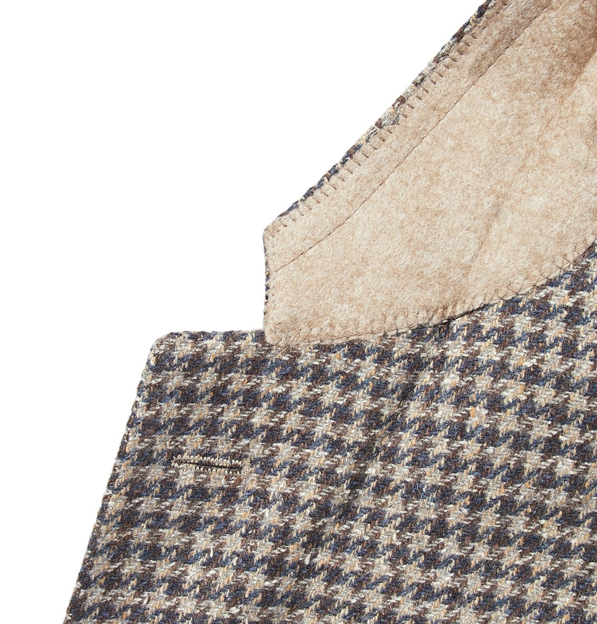 Freemans Sporting Club - Brown Slim-Fit Houndstooth Wool and Silk-Blend Blazer - Brown
