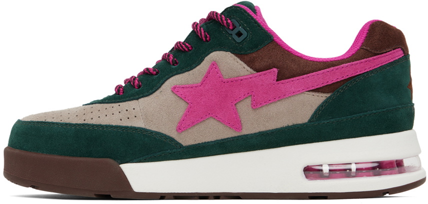 BAPE Green & Pink Road Sta #1 M2 Sneakers A Bathing Ape