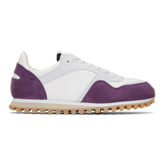 Spalwart Purple and White Marathon Trail Sneakers