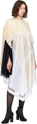 MARIE ADAM-LEENAERDT Off-White Underskirt Midi Dress