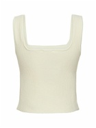 REFORMATION - Julia Ribbed Stretch Cotton Tank Top