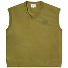 Palmes Men's Leo Jersey Vest in Olive