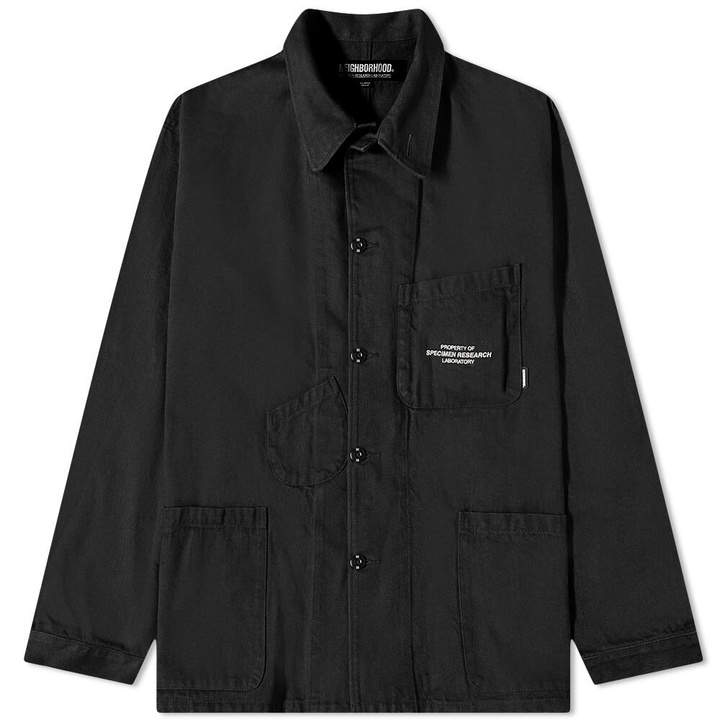 Photo: Neighborhood Men's SRL Denim Work Jacket in Black