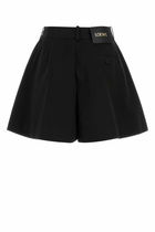 Loewe Black Cotton Blend Shorts