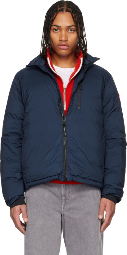Photo: Canada Goose Navy Lodge Down Jacket