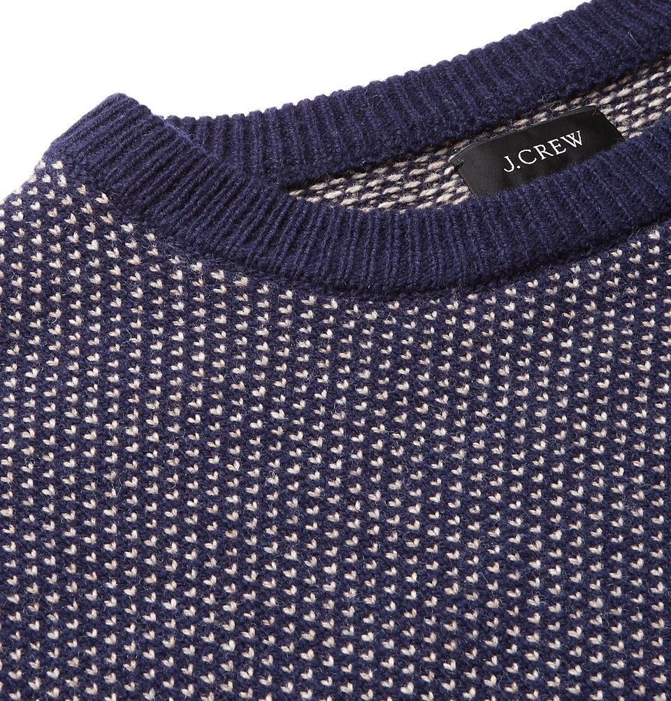 J.Crew - Wool-Blend Sweater - Men - Navy J.Crew