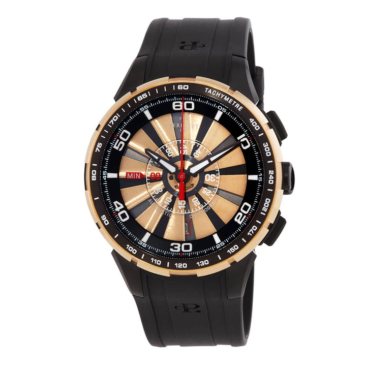 Photo: Perrelet Turbine Chronograph Pink Gold Dial Automatic Mens Watch A3036-2