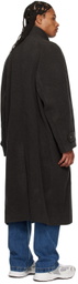 LOW CLASSIC Brown Officer Coat