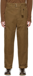 Lemaire Brown Military Pants