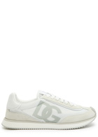 Dolce & Gabbana Runner Panelled Mesh Sneakers White