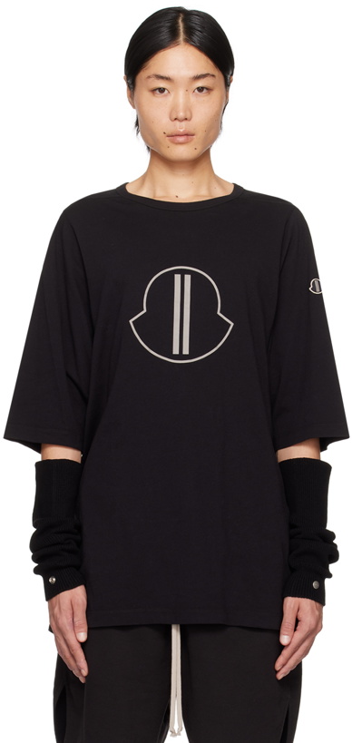 Photo: Rick Owens Black Moncler Edition Level T-Shirt