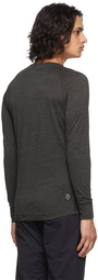 Soar Running Grey Wool Base Long Sleeve T-Shirt