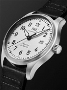 IWC Schaffhausen - Pilot's Mark XX Automatic 40mm Stainless Steel and Leather Watch, Ref. No. IWIW328207