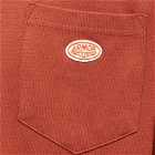 Armor-Lux Men's Long Sleeve Logo Pocket T-Shirt in Deep Paprika