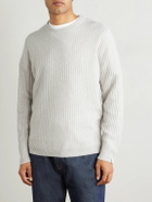 Rag & Bone - Jensen Ribbed-Knit Cashmere Sweater - Gray