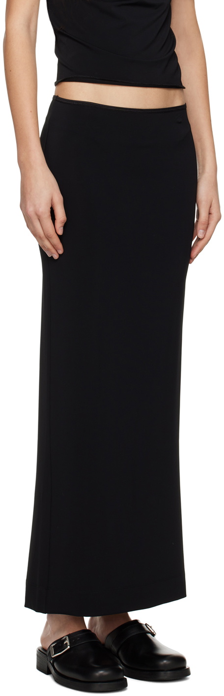 ÉTERNE Black Emma Maxi Skirt