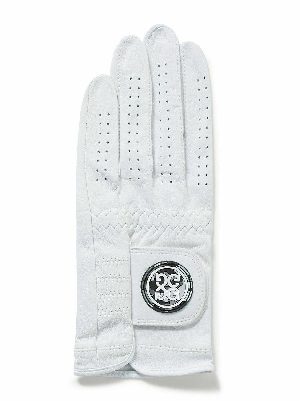 Photo: G/FORE - Logo-Appliquéd Leather Golf Glove - White
