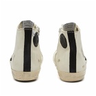 Golden Goose Men's Francy Leather Hi-Top Sneakers in White Ecru/Ice/Black