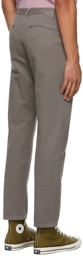 John Elliott Grey Canyon Work Chino Trousers