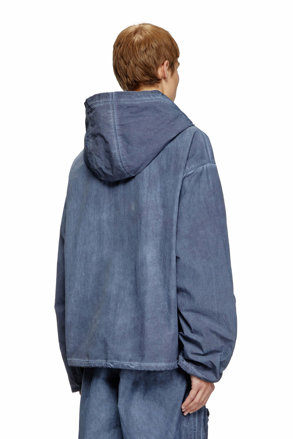 d*4様 archive diesel flare sleeve jacket Men's Windbreaker with graphic patches | Pink | Diesel