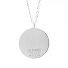 Jil Sander Silver Pendant and Necklace