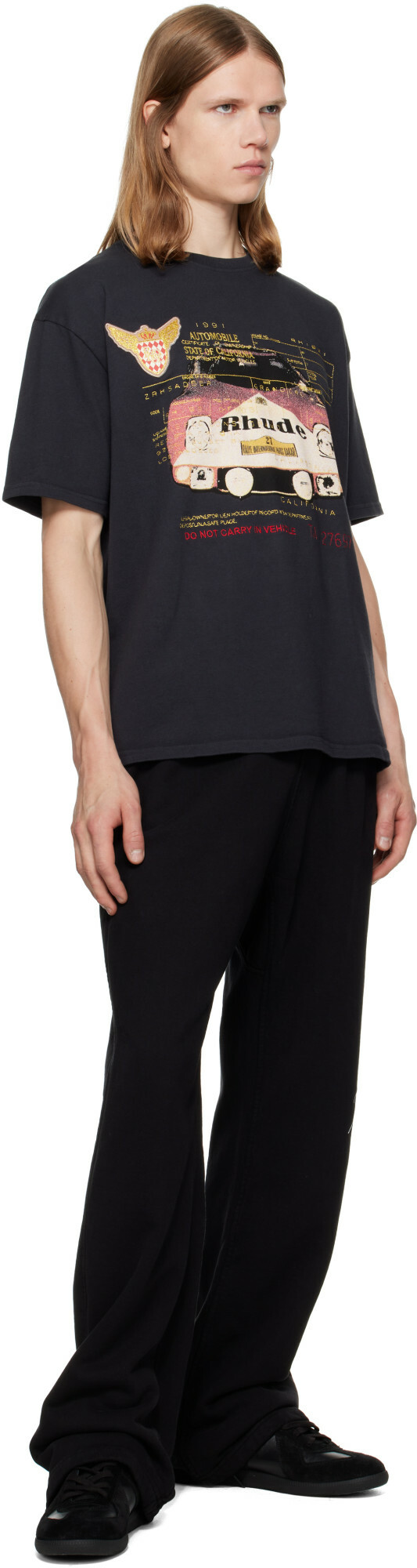 Rhude Black Classique Sweatpants