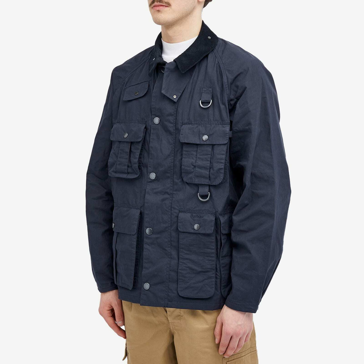 Barbour Men's Heritage + Modified Transport Casual Jacket in Dark Navy ...