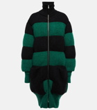 Moncler Genius - Ribbed-knit wool-blend down coat