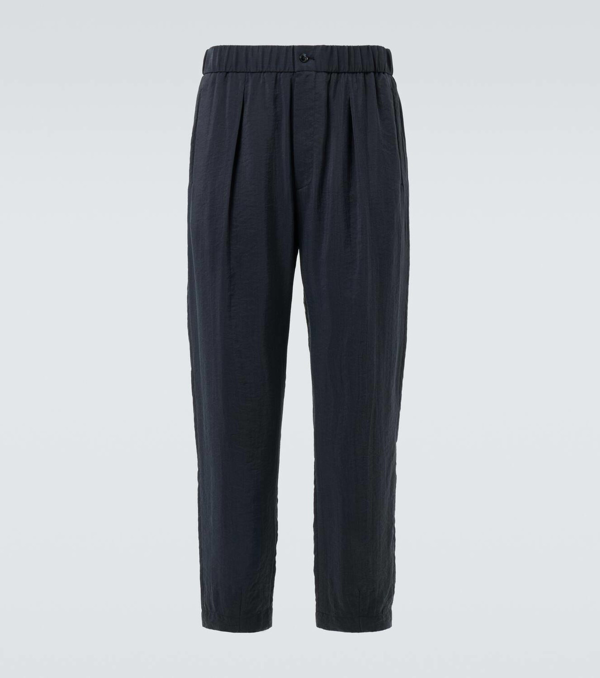 Giorgio Armani Silk-blend tapered pants Giorgio Armani