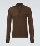 Tom Ford Silk and cotton piqué polo shirt