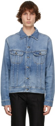 Ralph Lauren Purple Label Blue Denim Trucker Jacket